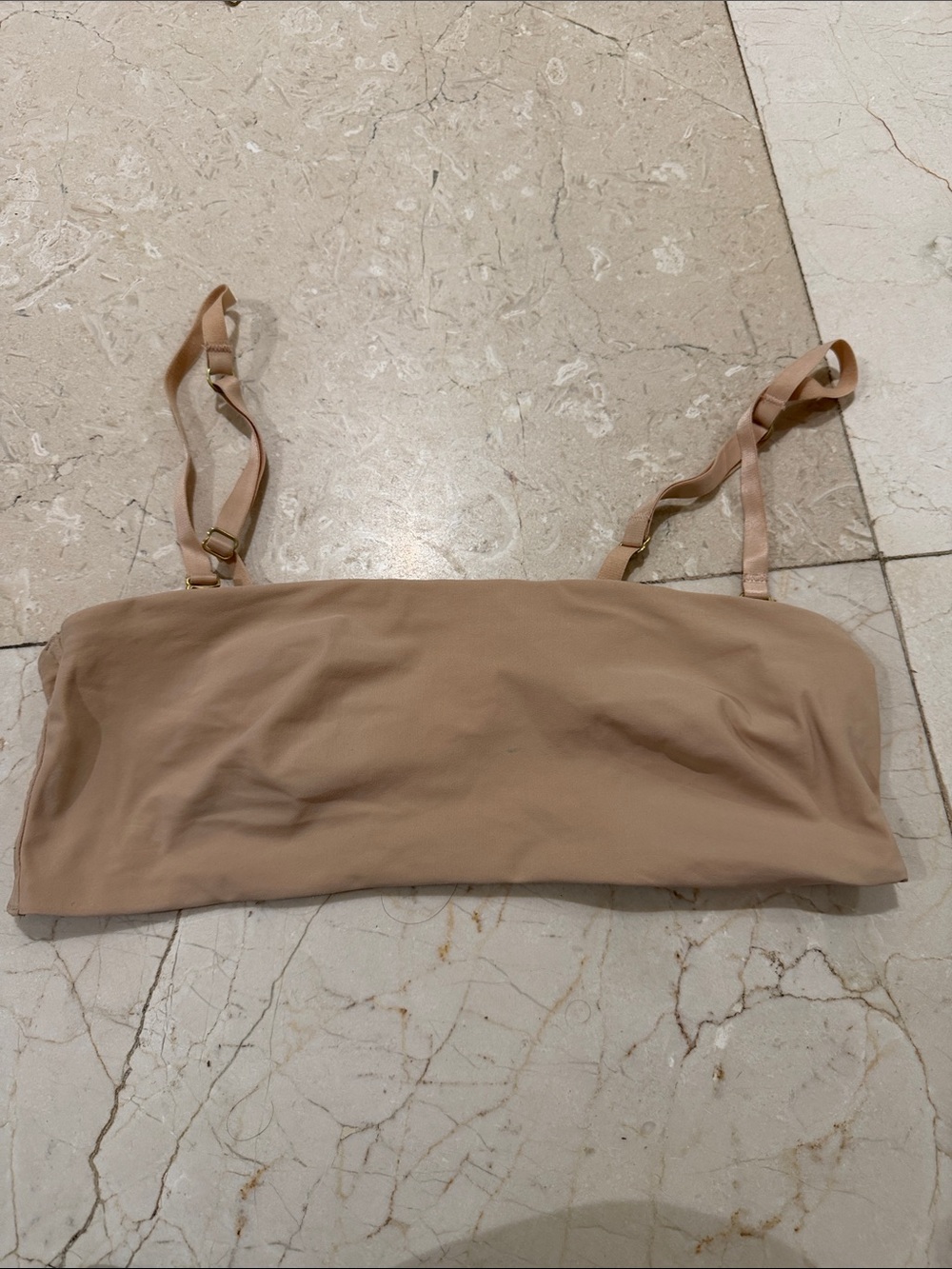 Commando Nude Bandeau with Adjustable Straps